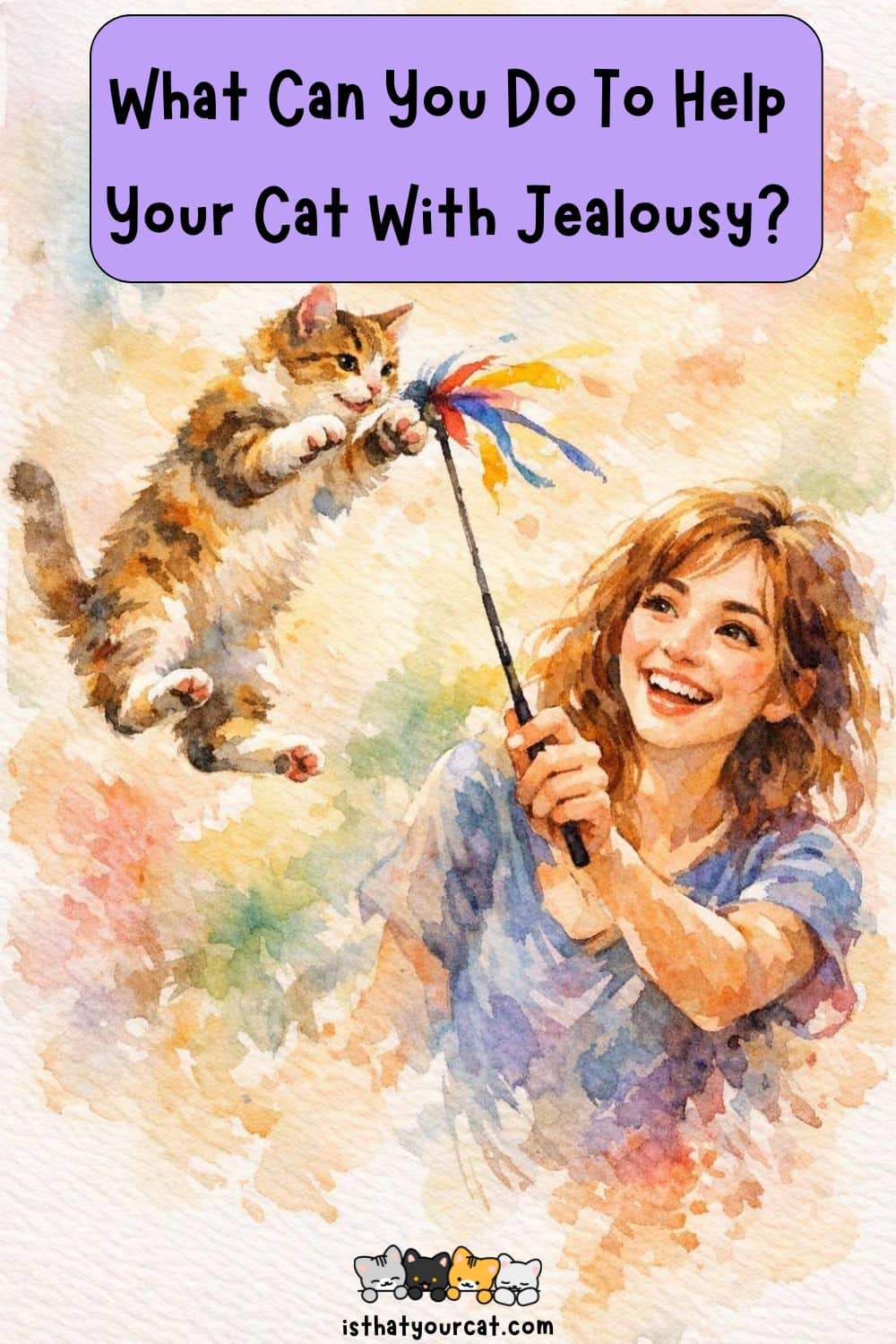 do cats get jealous and how to help the cat