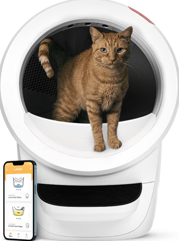 automatic self cleaning cat litter box