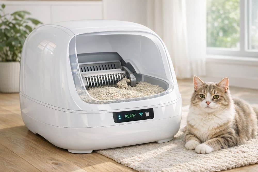 self cleaning litter box