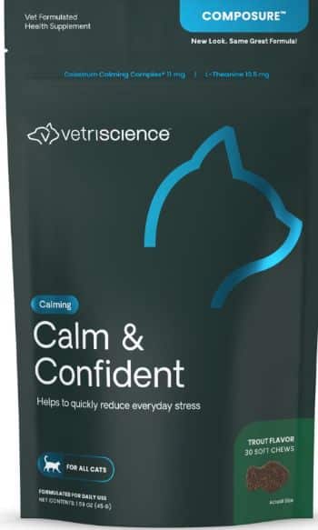 calm and confidant chews for cats