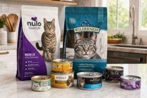different types of cat food