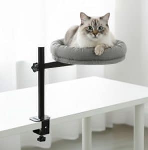 adjustable desk bed for the cat